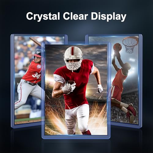 200 Card Sleeves Hard Plastic, 3"X4" Baseball Card Protector, Premium Trading Card Holder for Sports and Game Cards (100 Hard Sleeves + 100 Soft Sleeves) - size: 100 Hard Sleeves+100 Soft Sleeves
