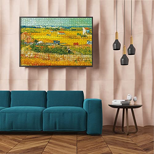 MaxRenard Game 1000 Pieces Jigsaw Puzzle Fine Art Collection Toy Bumper Harves by Vincent Willem Van Gogh - color: A039