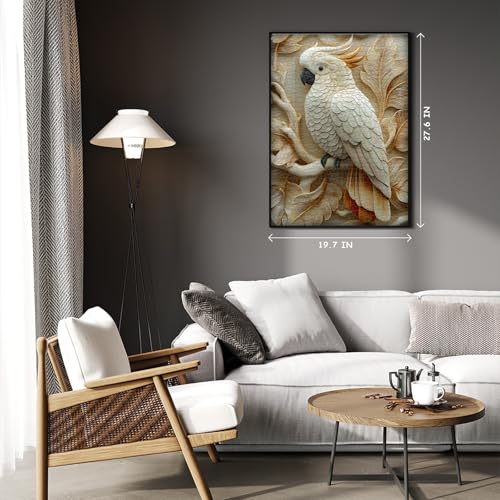 PICKFORU Parrot Puzzles for Adults 1000 Pieces, Bird Puzzle Nature Animal Carving Art, Impossible Challenge Hard Jigsaw Puzzle - style: Parrot Puzzles