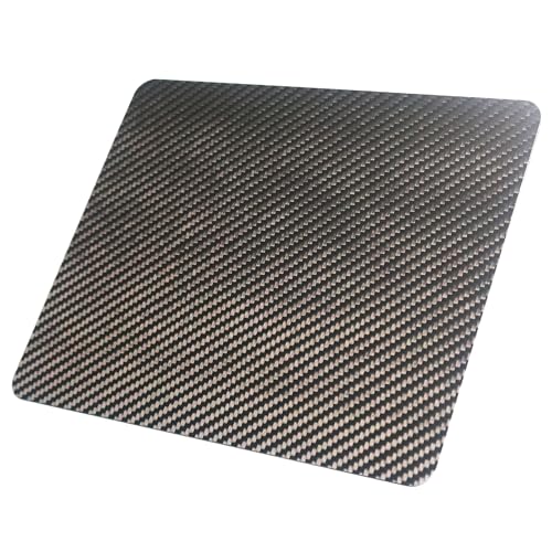 Multipurpose Carbon Fiber Mouse Pad - Hard, Thin, and Lightweight for Office, Gaming, and Daily Computer Use on Desk or Lap (3k Twill, Large) - color: 3k Twill, size: 12.6L x 10.6W inches