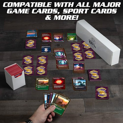 The Original Hydra Magnetic XL Deck Box- Carry All Your Decks At Once- Removable Deckbox Compartments, Self-Locking Closure - Hold 375+ Trading Cards- Compatible w Standard & Smaller Size Gaming TCGs - color: Black