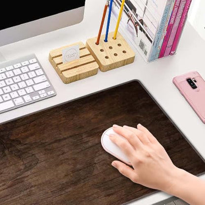 Large Extended Gaming Mouse Pad with Stitched Edges, Non-Slip Waterproof Rubber Base Mouse Pad for Office, Computer, Keyboard, Laptop and Home Desk Pad 31.5 x 11.8 x 0.12 Inch Texture of Bark Wood - color: Texture of Bark Wood