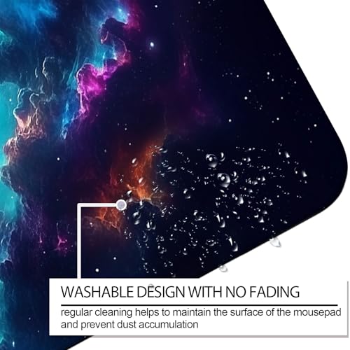 Fantasy Pirate Ship Gaming Desk Mat, Computer Keyboard Large Extended Long Mouse Pad for Office and Home, XL (W01) - color: W01