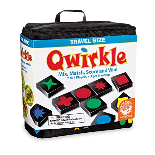 MindWare Complete Qwirkle Family Game Pack: Original, Travel, Rummy, and Bonus Pack