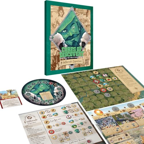 Corps of Discovery: Maldonado Expansion – Hidden Traitor & Cooperative Modes for The Adventure Board Game | 2–4 Players | Ages 14+ - style: Maldonado Expansion