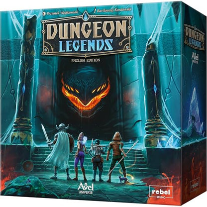 Dungeon Legends Board Game | Cooperative Adventure in the Avel Universe! Fantasy Strategy Game for Kids & Adults, Ages 10+, 1-4 Players, 60-90 Mins