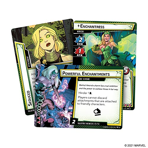 Marvel Champions The Card Game Valkyrie HERO PACK - Superhero Strategy Game, Cooperative Game for Kids and Adults, Ages 14+, 1-4 Players, 45-90 Minute Playtime, Made by Fantasy Flight Games