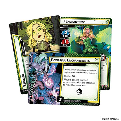 Marvel Champions The Card Game Valkyrie HERO PACK - Superhero Strategy Game, Cooperative Game for Kids and Adults, Ages 14+, 1-4 Players, 45-90 Minute Playtime, Made by Fantasy Flight Games
