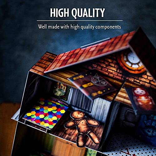 ThinkFun Escape the Room The Cursed Dollhouse – An Escape Room Experience in a Box for Ages 13 and Up (7353)