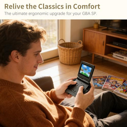 Comfort Grip for Game Boy Advance SP, Accessories for Original GBA SP, Ergonomic Holder for GBA SP Handheld Console