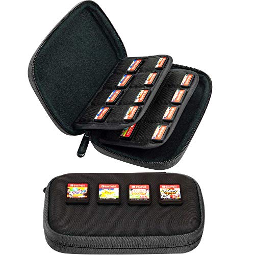 ButterFox 32-120 Switch Game Case for Nintendo Switch, Switch Game Card Storage Holder or SD Memory Card Case (32 Black) - color: Black, size: 32