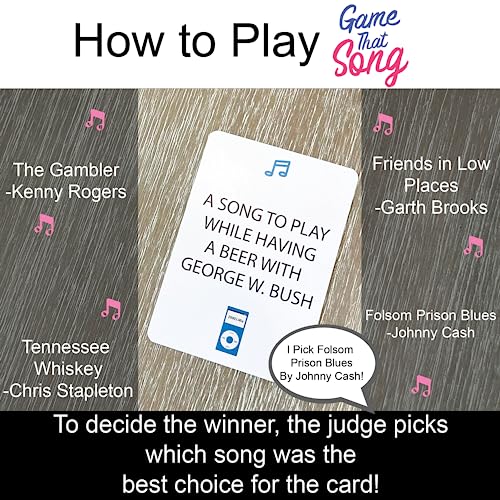 Game That Song 2000's Mix Expansion - 50 New Cards - Music Card Game for Family, Adults, and Teens. Hilarious, Addictive, and Competitive Fun for Game Nights! - style: 2000's Expansion