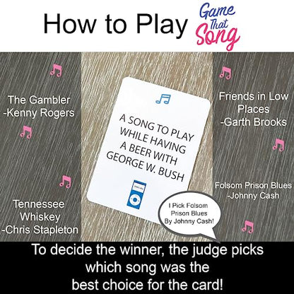 Game That Song 2000's Mix Expansion - 50 New Cards - Music Card Game for Family, Adults, and Teens. Hilarious, Addictive, and Competitive Fun for Game Nights! - style: 2000's Expansion
