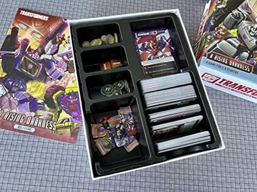 Renegade Game Studios Transformers Deck-Building Game: A Rising Darkness | Standalone Expansion for 1-5 Players, Ages 14+, Decepticon Themed Card Game, 45-90 Min Playtime, Competitive or Co-op