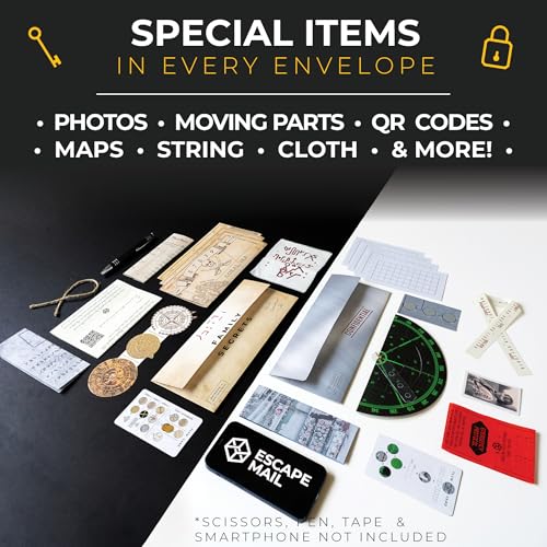 Escape Mail: Starter Bundle - Episodes 1 & 2 [2nd Edition]. Gripping Escape Room Game in an Envelope, Immersive Storyline The Family Will Love Or for Date Night, Age 10+ - style: Episodes 1 & 2