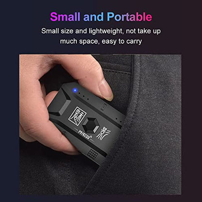Docooler Half Hand Keyboard and Mouse Combo, 25 Keys Single Handed Wired RGB Keyboard and Gaming Mouse Converter, Support Customize Button, for Android, PC Gaming Player