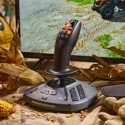 Thrustmaster SimTask FarmStick 3-Axis Farming Joystick - XBOX & PC | Plug and play for FS25, 33 programable inputs, thumbwheel, mini-stick, triggers, rocker switches, H.E.A.R.T sensors - style: Farmstick | Xbox