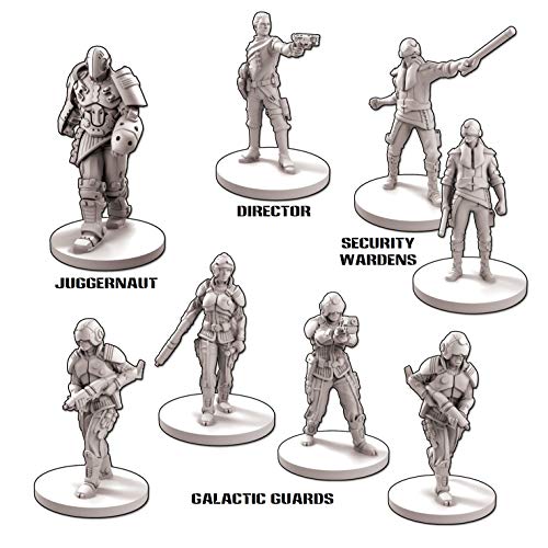 Battle Systems Core Space Galactic Corps Expansion Set - 28mm Miniatures - Board Game -Event Cards -Modular 3D Terrain - Wargaming BSGCSE002