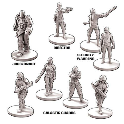 Battle Systems Core Space Galactic Corps Expansion Set - 28mm Miniatures - Board Game -Event Cards -Modular 3D Terrain - Wargaming BSGCSE002