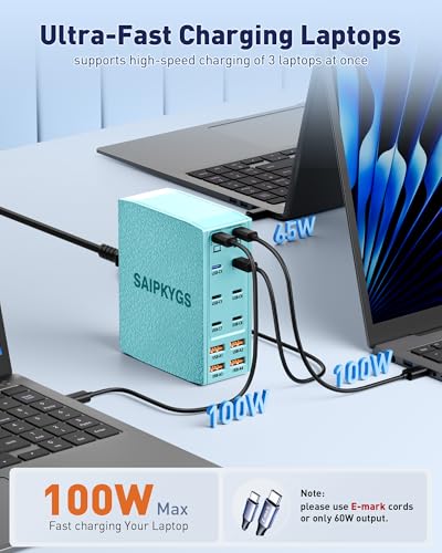 USB Charging Station (1000W),12-Port USB C Charger Block with Dual 100W PD USB-C Fast Charging Station Hub for MacBook Pro/Air/All iPad Phone 17/16 15/14/13/Pro Max/Samsung Galaxy Note(Green) - color: Green