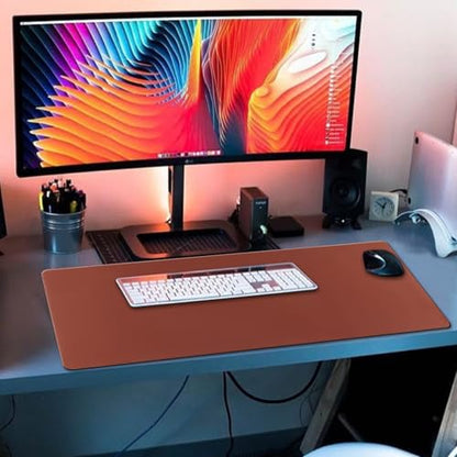 XXL Gaming Mouse Pad 35.4x15.7 Professional Large Mouse Pad & Computer Game Mouse Mat-90x40 Brown - color: 90x40 Brown, size: 35.4x15.7x0.1IN