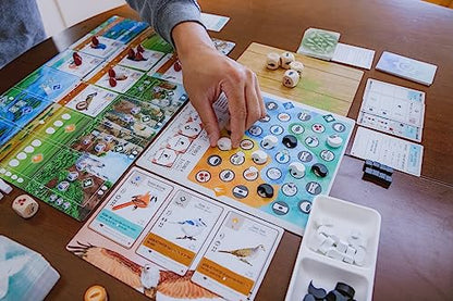 Stonemaier Games: Wingspan Asia by Elizabeth Hargrave | Standalone Game or Expansion to Wingspan | A Relaxing Game About Collecting Birds | Add to Wingspan for 6-7 Players | 1-2 Players, 70 Mins