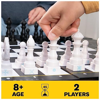 Spin Master Games, Chess Made Simple, Learn to Play Strategy Board Games for Beginners, Chess, 2 Players, for Kids Ages 8 & Up - size: 1