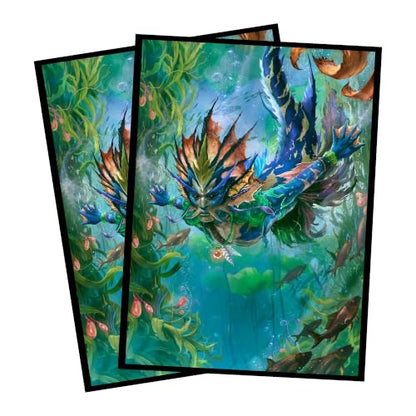 (Merfolk) 100% Hand-Drawn 100ct Textured Matte TCG/MTG Card Art Sleeves by Realm Guard