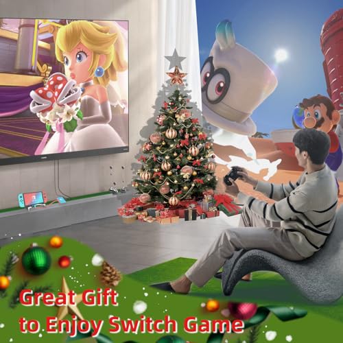 Switch 2 Dock for Nintendo Switch2 Tv Adapter Portable Switch2 Docking Station, Switch TV Adapter Compatible Steam Deck/Switch OLED, USB C to HDMI Adapters Support 4K/1080P Switch2 TVs Dock Mode - size: 4K/1080P