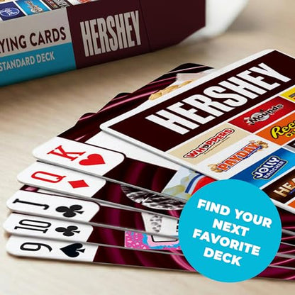MasterPieces Officially Licensed Hershey Playing Cards - 54 Card Deck for Adults - style: Hershey's