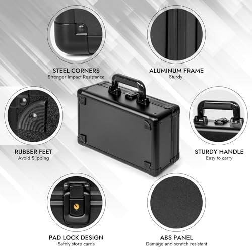 Top Loader Storage Box, Graded Card Storage Boxes, Trading Card Organizer Cases, PSA Card Case Slab Case Holder for Sports Cards, Holds 125+ Top Loaders - size: 1 Row