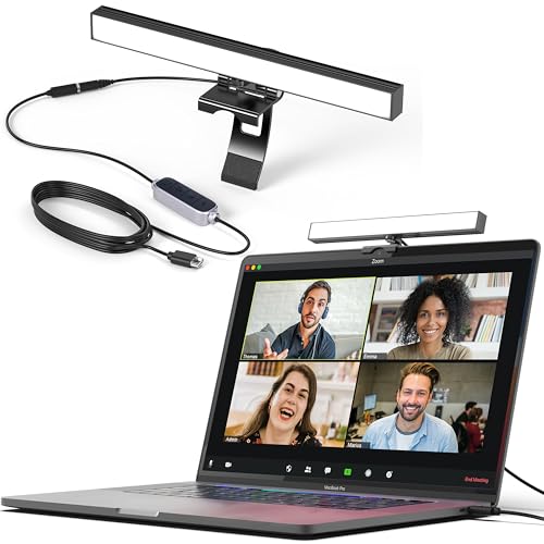 HumanCentric Video Conference Lighting, Webcam Light for Streaming LED | Monitor & Laptop Light for Video Conferencing, Zoom Lighting for Computer, Upgrade Light for Zoom Meetings, Single Kit - size: Single Kit