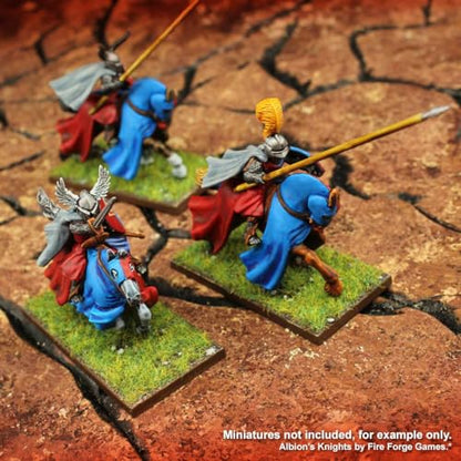 LITKO Ready Base Kit | Compatible with The Old World | 30x60mm Cavalry | Twenty 3mm plywood bases + magnets | Magnetize minis for storage & steel trays | Infantry - style: 30x60mm Rectangular