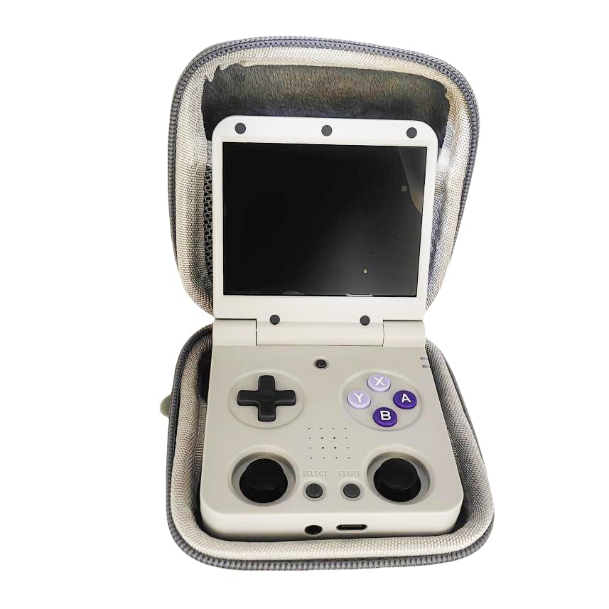 Hesupy Storage Case for Miyoo Flip, Portable Game Console Travel Carrying Case for Miyoo Flip Storage Bag Organizer EVA Hard Shockproof Handheld Protective Cover