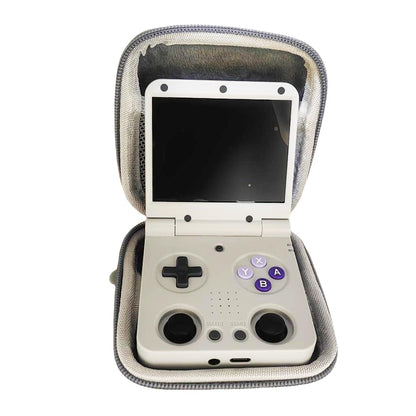 Hesupy Storage Case for Miyoo Flip, Portable Game Console Travel Carrying Case for Miyoo Flip Storage Bag Organizer EVA Hard Shockproof Handheld Protective Cover