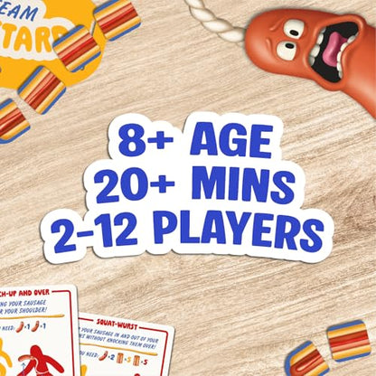 Swing Your Sausage - Hilarious Party Games for Adults - Perfect Bachelorette Games for Adults Game Night (2-12 Players) - Funny Outdoor & Indoor Game for Family Gatherings and Birthday Games