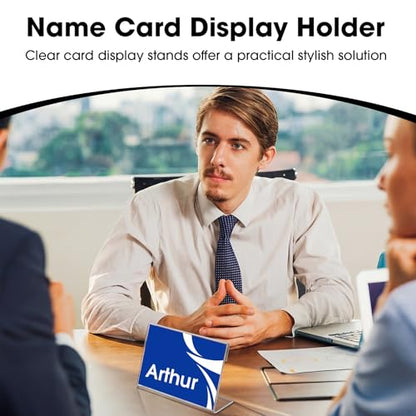 20 PCS Small Acrylic Sign Holder 4x3 inch, Small Acrylic Food Sign Labels for Party Buffet, Retail Price Display Holder, Clear Plastic Table Counter Top Stand for Name Card, Bakery, Wedding, Event Decor - size: 20PCS 4" X 3"(10.1X7.6)