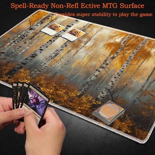 for MTG Playmat Non-Slip Rubber Play Mat with Storage Bag Combination, Ideal for Card Game Lovers TCG Play Mat, Bai Yelin - color: Bai Yelin