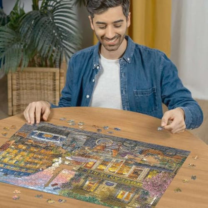 Ravensburger - Paris at Dawn - 1000 Piece Jigsaw Puzzle - Quaint Imagery of Paris from Yesteryear - Beautiful, Vibrant Colors - Frameable - Premium Quality - Puzzles for Adults