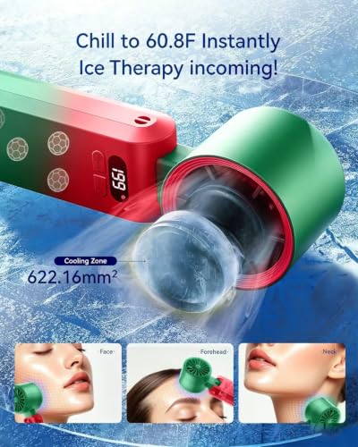 Handheld Portable Turbo Fan with Ice Cooler, Speed (1-199) 5500mAh Rechargeable Personal Fan,[20H Cooling Time] [20000 RPM] Pocket Fans for Travel/Outdoor/Office, Soccer - color: Soccer