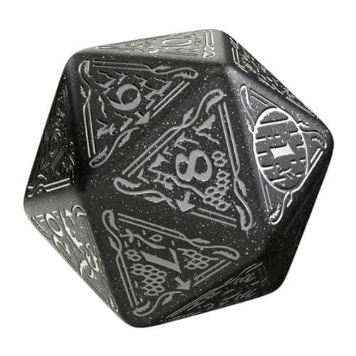 The Hobbit Jumbo Spindown D20 Umbral Die by Q-Workshop | Large Middle-Earth Inspired Life Counter, Premium Engraved Map Design | Easy-Read Numbers | Durable Gaming Dice for TCGs, RPGs & Tabletop Play | Large Middle-Earth Inspired Life Counter, Premium Eng