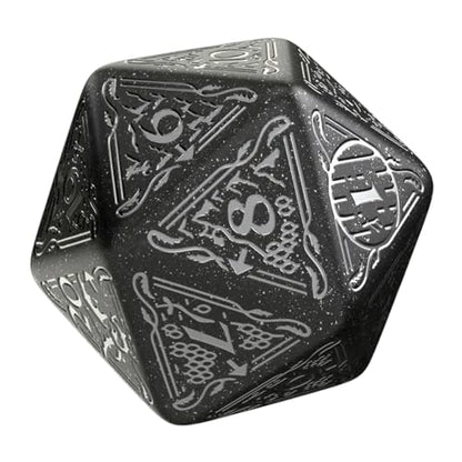 The Hobbit Jumbo Spindown D20 Umbral Die by Q-Workshop | Large Middle-Earth Inspired Life Counter, Premium Engraved Map Design | Easy-Read Numbers | Durable Gaming Dice for TCGs, RPGs & Tabletop Play | Large Middle-Earth Inspired Life Counter, Premium Eng