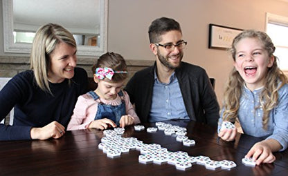 HoneyCombs Game, Tile Matching Game for Kids & Families, 52 Tiles, Ages 6+ | Award-winning STEM toy with 52 tactile tiles, 1-8 players, 3 ways to play for interactive family fun and learning