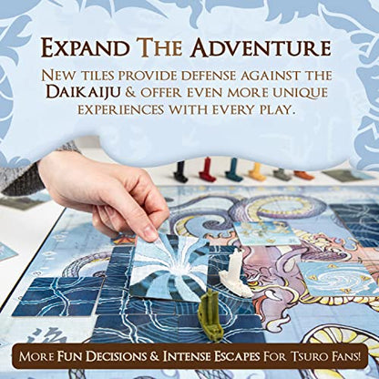 Tsuro Complete Collection – 20th Anniversary Edition Board Game + Tsuro of the Seas + Veterans of the Seas Expansion | Strategy Games for 2-8 Players Ages 8+