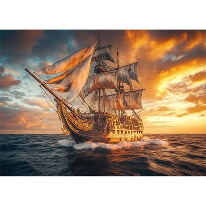 Jigsaw Puzzles for Adults 1000 Pieces Impossible Hard Difficult Challenging Puzzles for Adults 1000pc Puzzles Explore The Sailboat Jigsaw Puzzle 1000 Pieces 28 x 20 inch