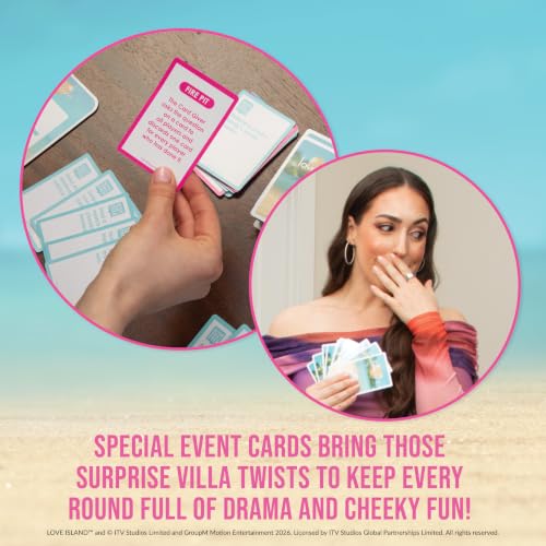 Never Have I Ever Love Island Card Games Adult Conversation Starter Cards | Viral, Conversation Starter Cards; Adults ONLY; Uncover Secrets; Share Stories; Funny Icebreaker, Love Island - color: Love Island