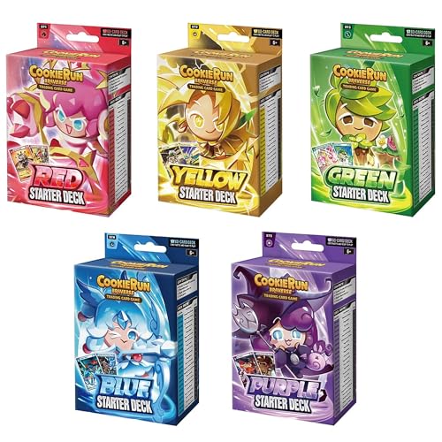 CookieRun Trading Card Game: Starter Deck Yellow | 2 Player Competitive TCG | 20 Minutes | Includes 60 Cards - style: Yellow