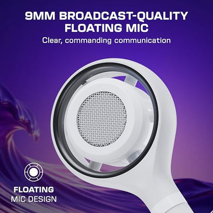 Turtle Beach Stealth Pro II Premium Wireless Gaming Headset for Xbox Series X|S, PS5, PS4, PC - Hi-Res Audio, Dolby Atmos, Active Noise Cancellation, Simultaneous Bluetooth, 24-bit Audio - White - color: White