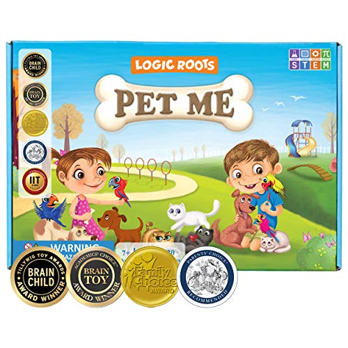 Multiplication and Division Game - Fun Math Board Game, Easy Start STEM Toy, Educational Gift for Kids (Girls & Boys), Homeschoolers, Grade 1 and Up (Pet Me) - style: Pet Me