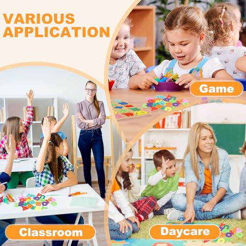 2 Pack Wooden Puzzles, Toddlers Alphabet Number Puzzles, ABC Learning Toys for Kids Ages 3-5, Preschool Learning Activities Gift Set for Boys & Girls